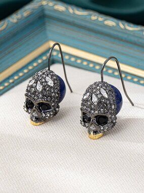Alexis Bittar Skull Collection Earrings